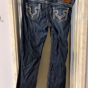 Big Star Dark Blue Ankle Jeans